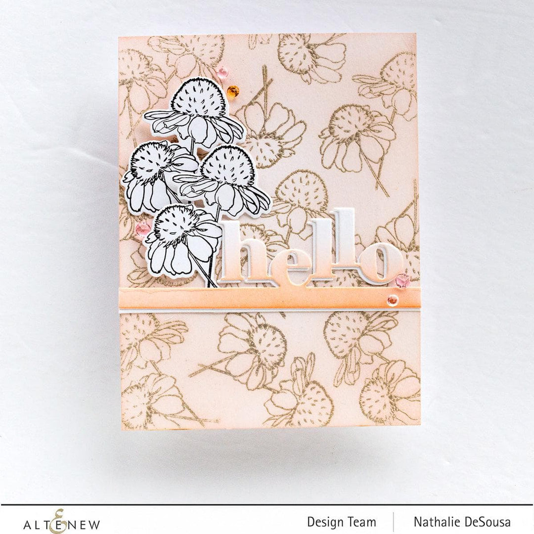 Altenew Stamp & Die Bundle Mini Coneflower