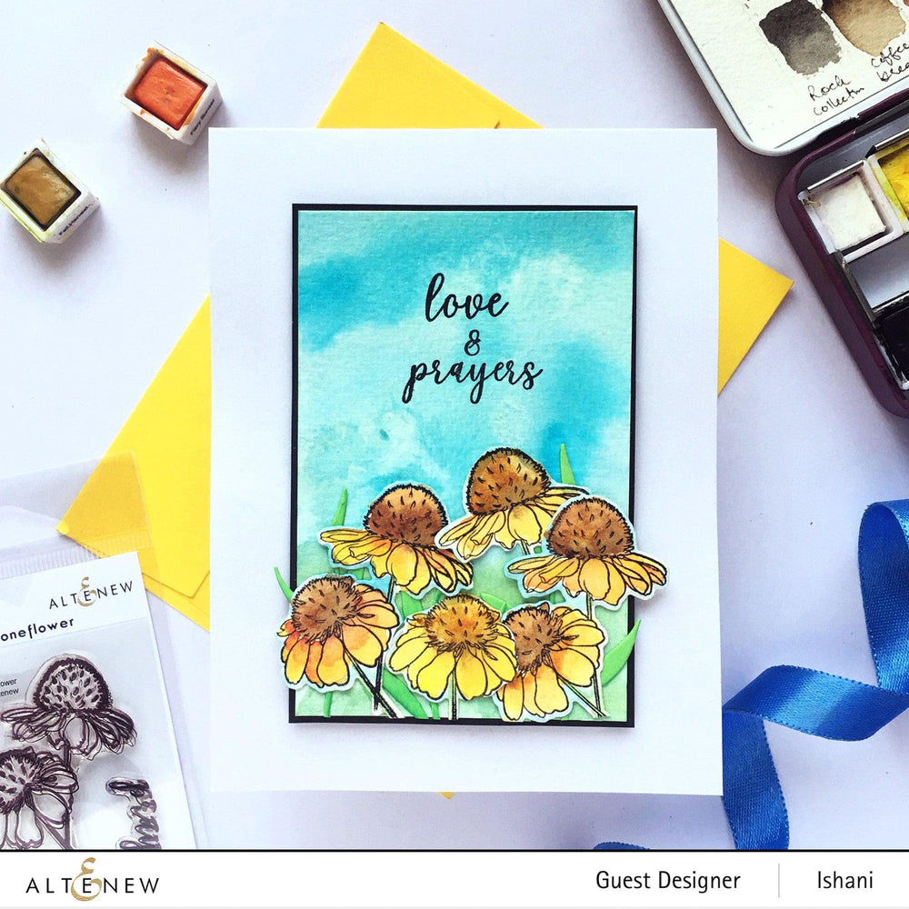 Altenew Stamp & Die Bundle Mini Coneflower