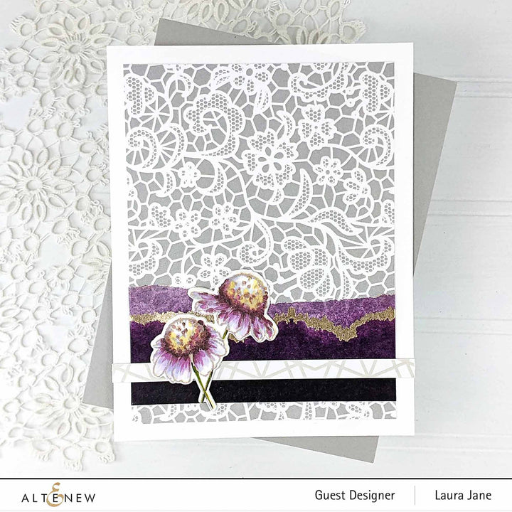 Altenew Stamp & Die Bundle Mini Coneflower