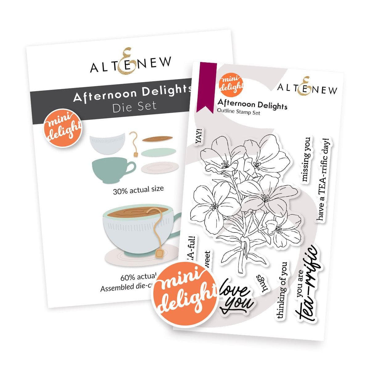 Mini Delight: Afternoon Delights Stamp & Die Set