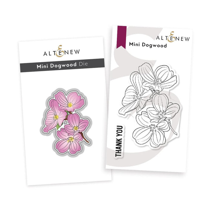 Altenew Stamp & Die Bundle Mini Dogwood