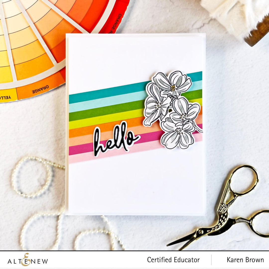 Altenew Stamp & Die Bundle Mini Dogwood