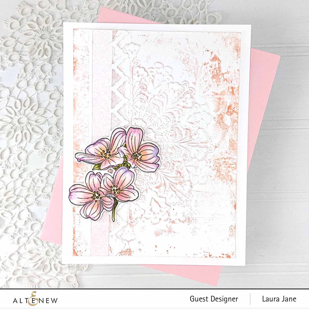 Altenew Stamp & Die Bundle Mini Dogwood