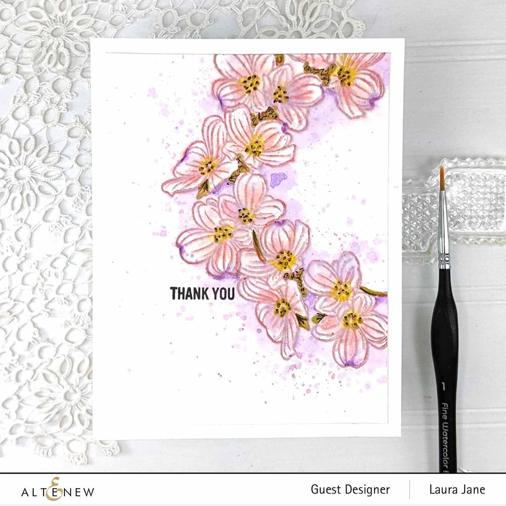 Altenew Stamp & Die Bundle Mini Dogwood