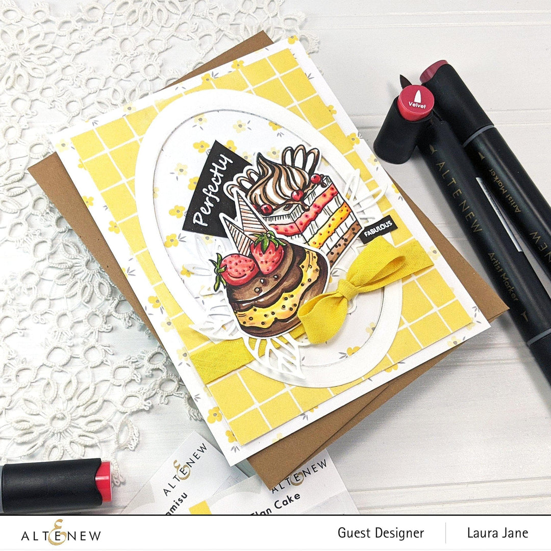 Altenew Stamp & Die Bundle Mini Flan Cake Stamp & Die Bundle