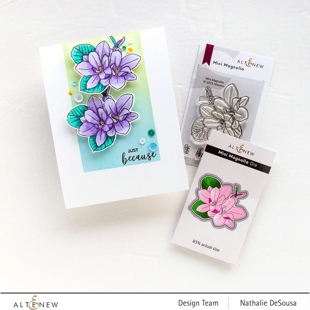 Altenew Stamp & Die Bundle Mini Magnolia Stamp & Die Bundle