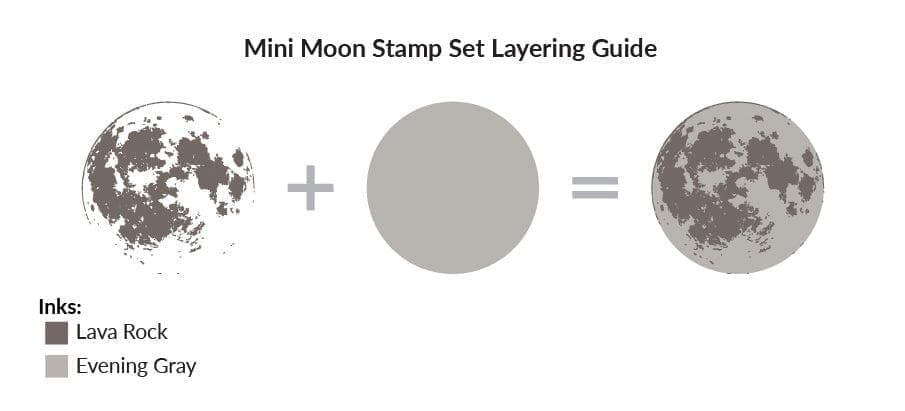 Altenew Stamp & Die Bundle Mini Moon Stamp & Die Bundle