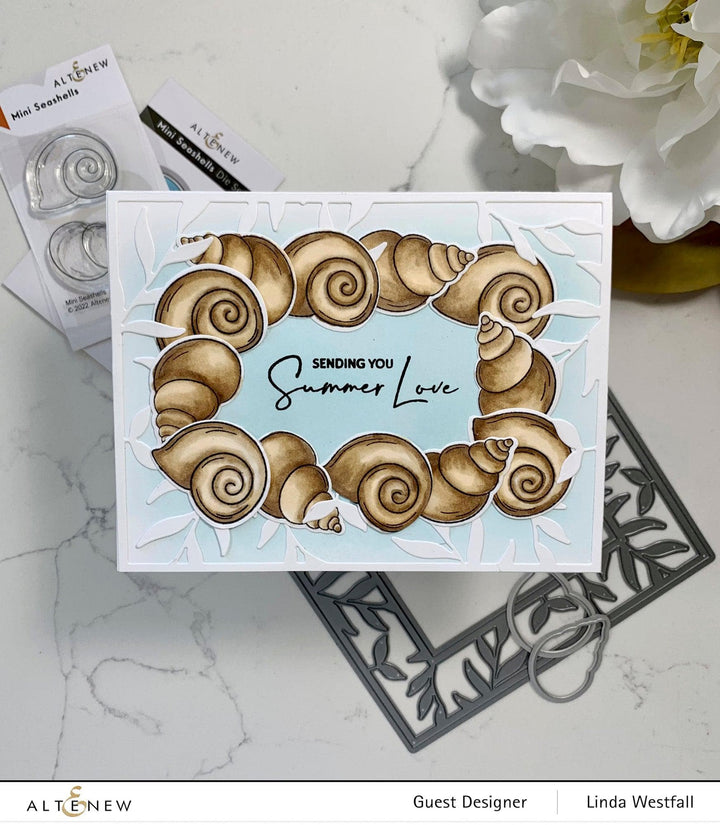 Altenew Stamp & Die Bundle Mini Seashells Stamp & Die Bundle
