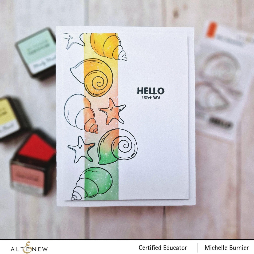 Altenew Stamp & Die Bundle Mini Seashells Stamp & Die Bundle