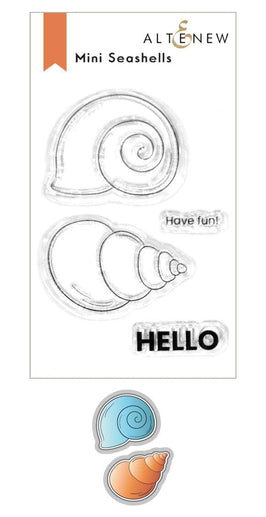 Altenew Stamp & Die Bundle Mini Seashells Stamp & Die Bundle
