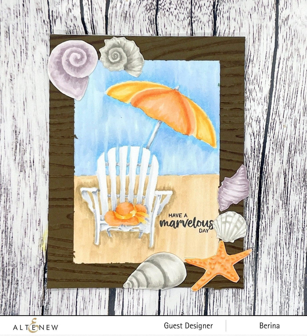 Altenew Stamp & Die Bundle Mini Seashells Stamp & Die Bundle