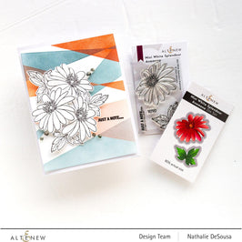 Altenew Stamp & Die Bundle Mini White Splendour Stamp & Die Bundle