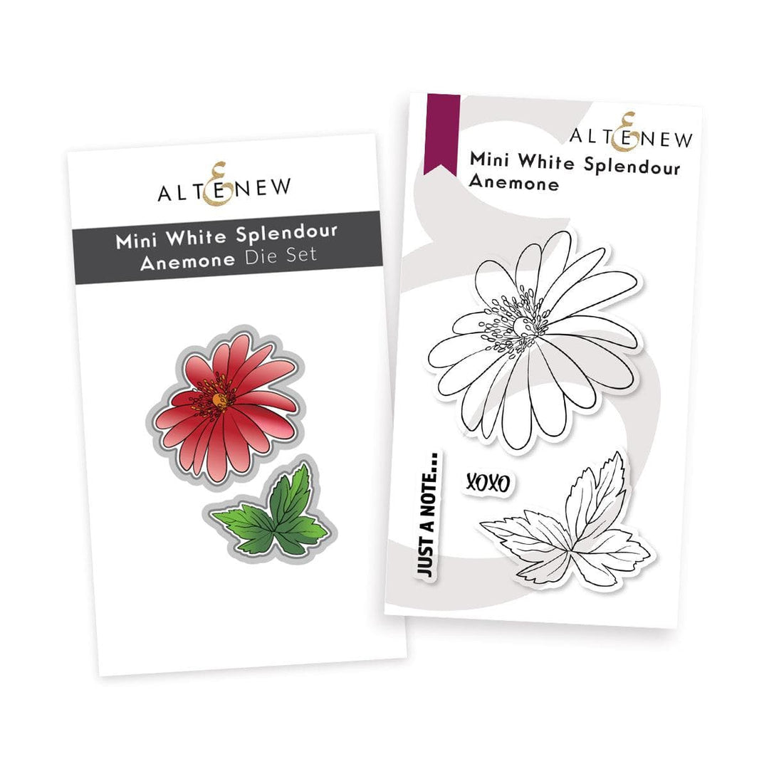 Altenew Stamp & Die Bundle Mini White Splendour Stamp & Die Bundle