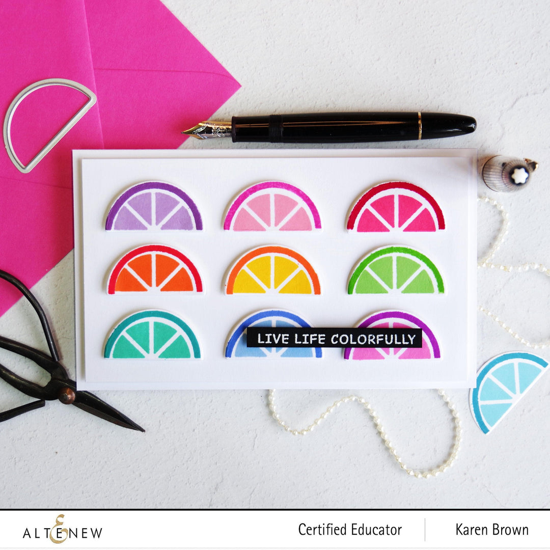 Altenew Stamp & Die Bundle Mod Fruit Bowl Stamp & Die Bundle