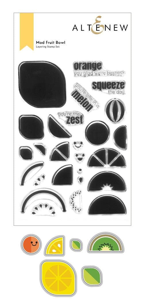 Altenew Stamp & Die Bundle Mod Fruit Bowl Stamp & Die Bundle