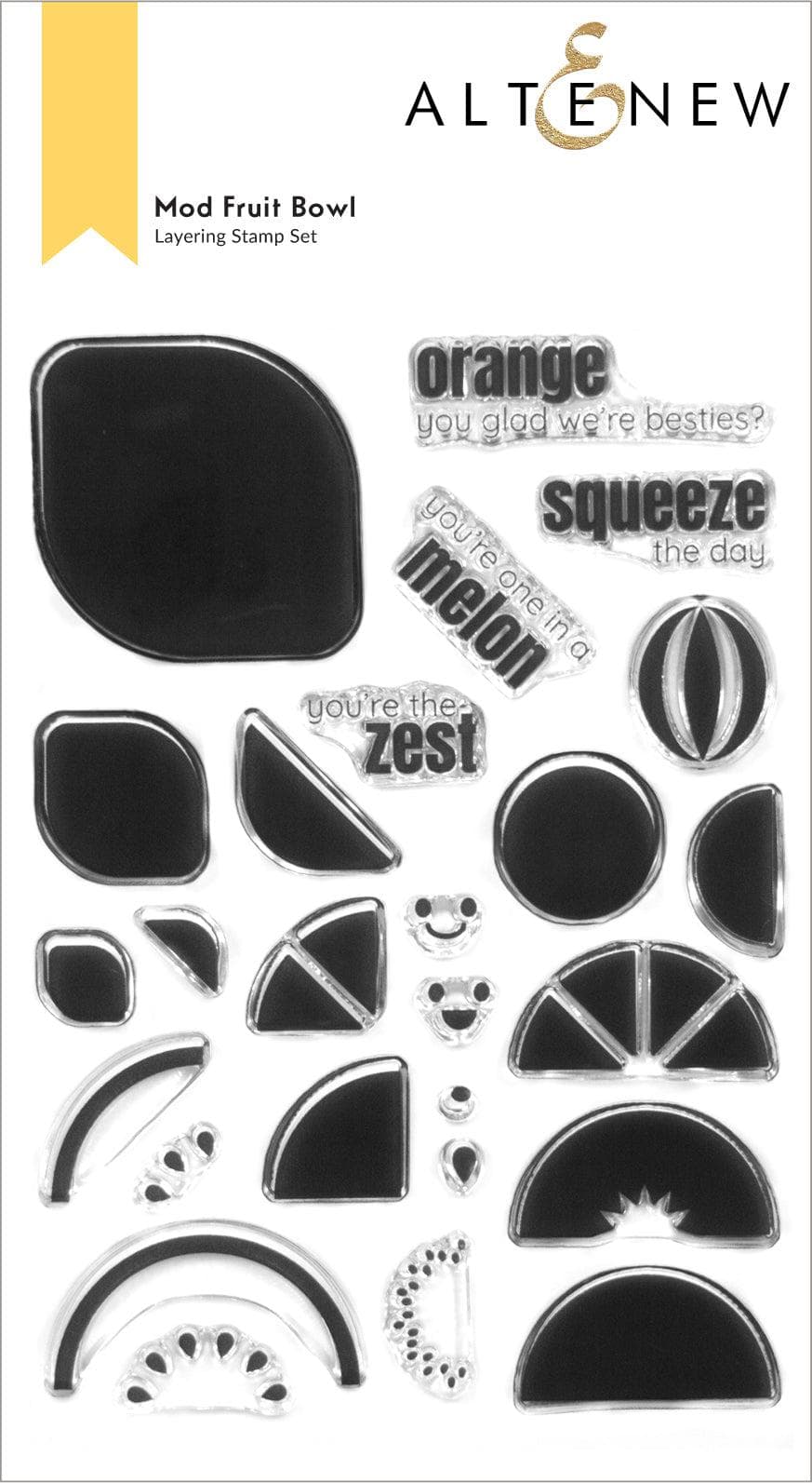 Altenew Stamp & Die Bundle Mod Fruit Bowl Stamp & Die Bundle
