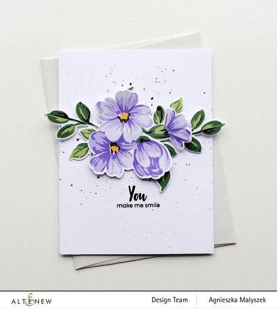 Altenew Stamp & Die Bundle Morning Flowers Stamp & Die Bundle