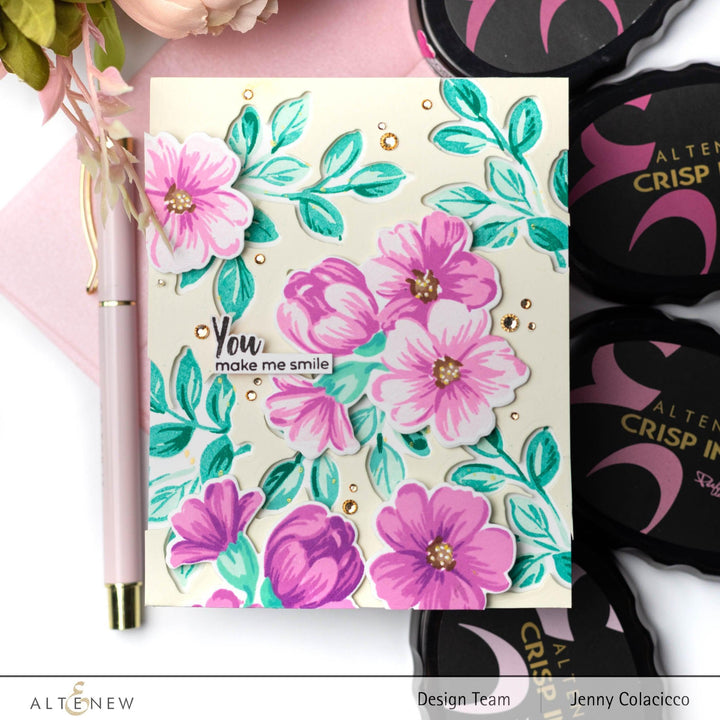 Altenew Stamp & Die Bundle Morning Flowers Stamp & Die Bundle