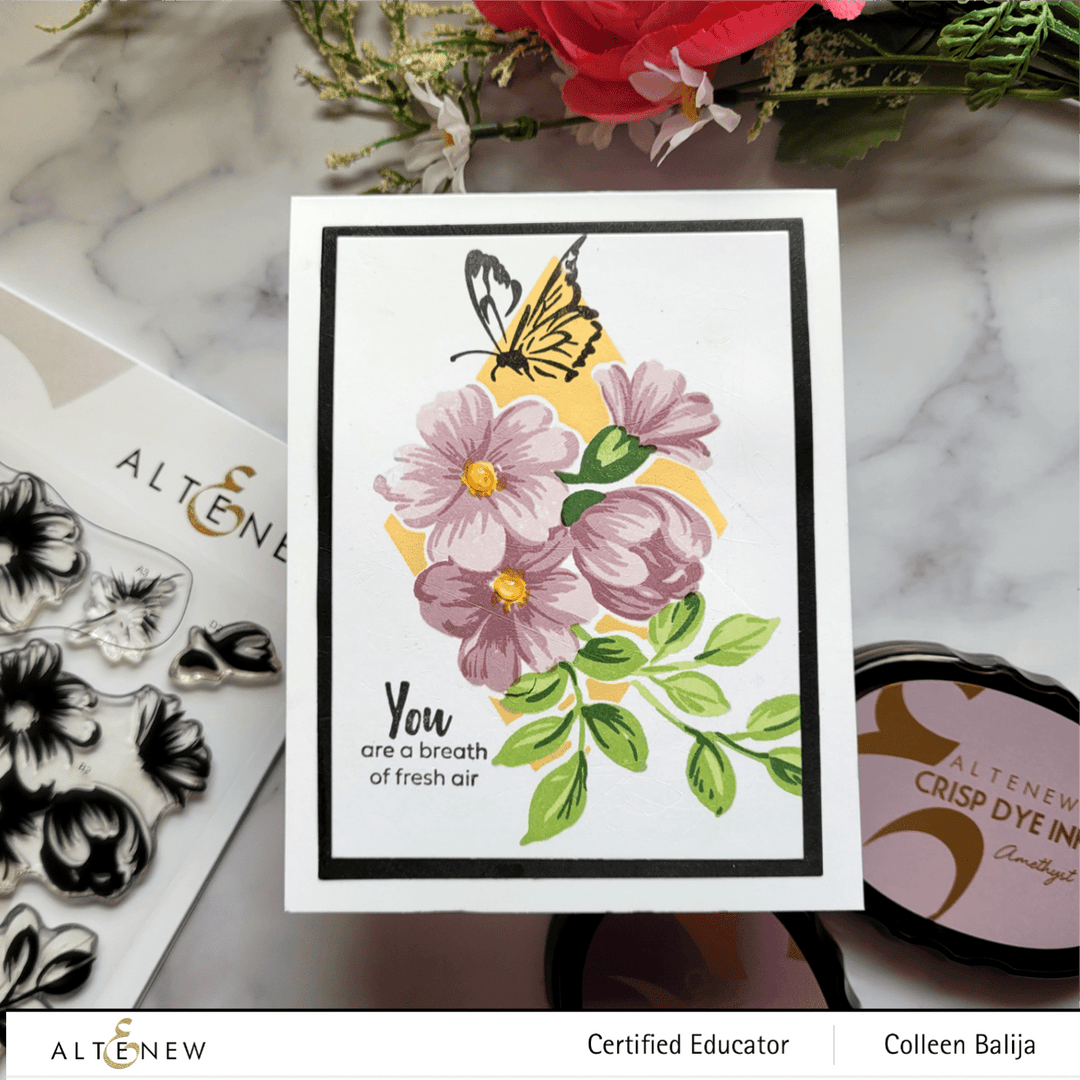 Altenew Stamp & Die Bundle Morning Flowers Stamp & Die Bundle