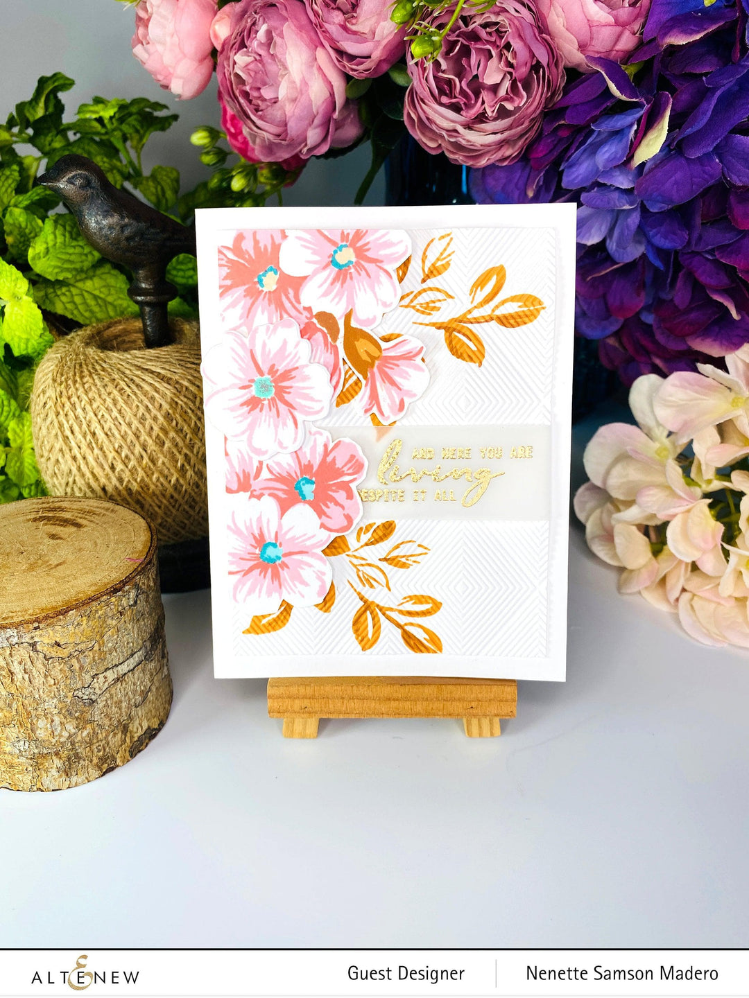 Altenew Stamp & Die Bundle Morning Flowers Stamp & Die Bundle