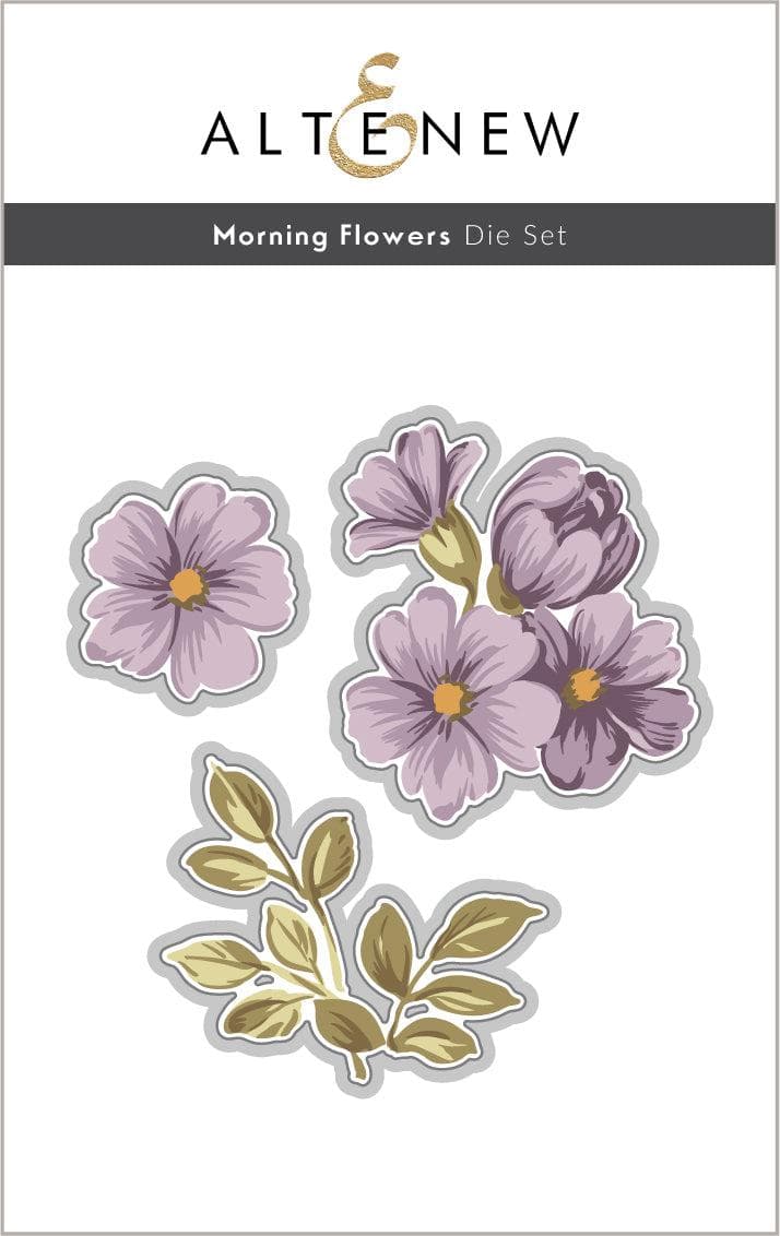 Altenew Stamp & Die Bundle Morning Flowers Stamp & Die Bundle