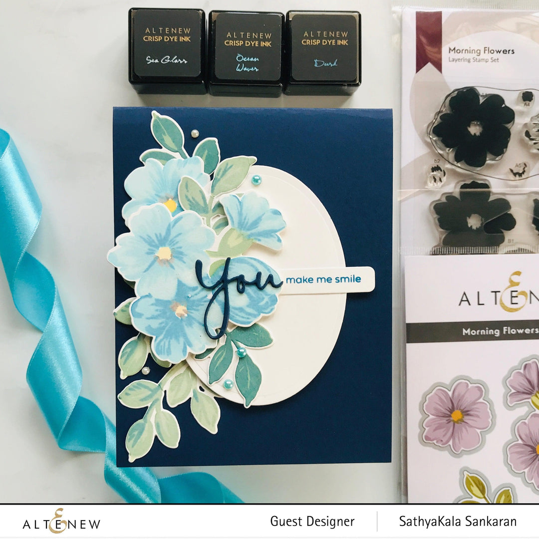 Altenew Stamp & Die Bundle Morning Flowers Stamp & Die Bundle