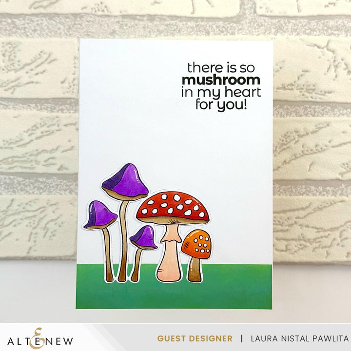 Altenew Stamp & Die Bundle Mushroom Greetings