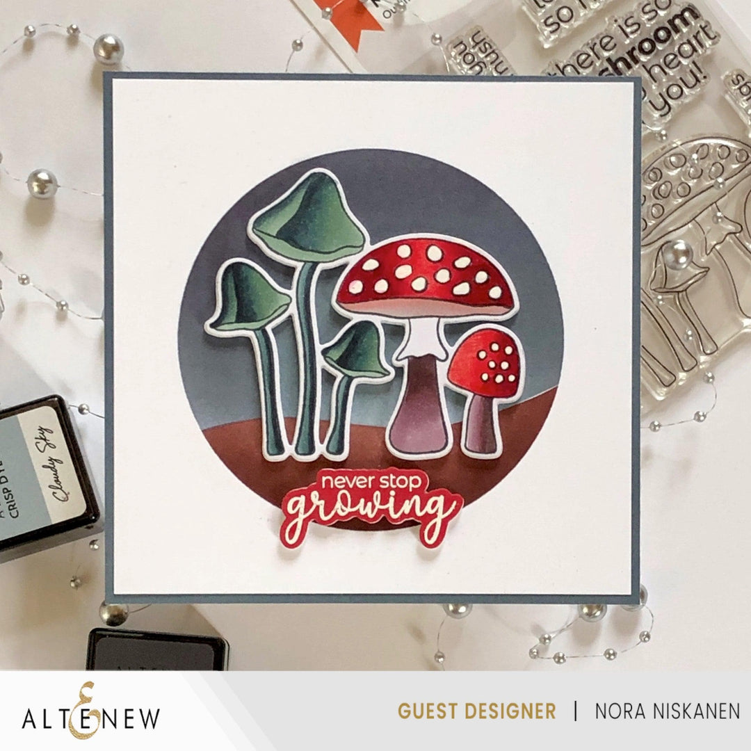 Altenew Stamp & Die Bundle Mushroom Greetings