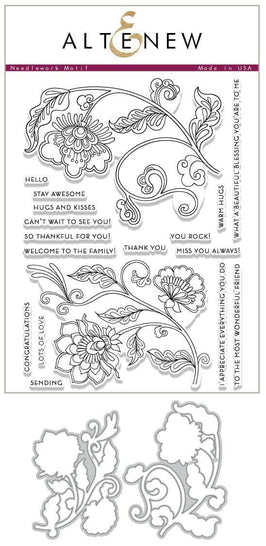 Altenew Stamp & Die Bundle Needlework Motif Stamp & Die Bundle