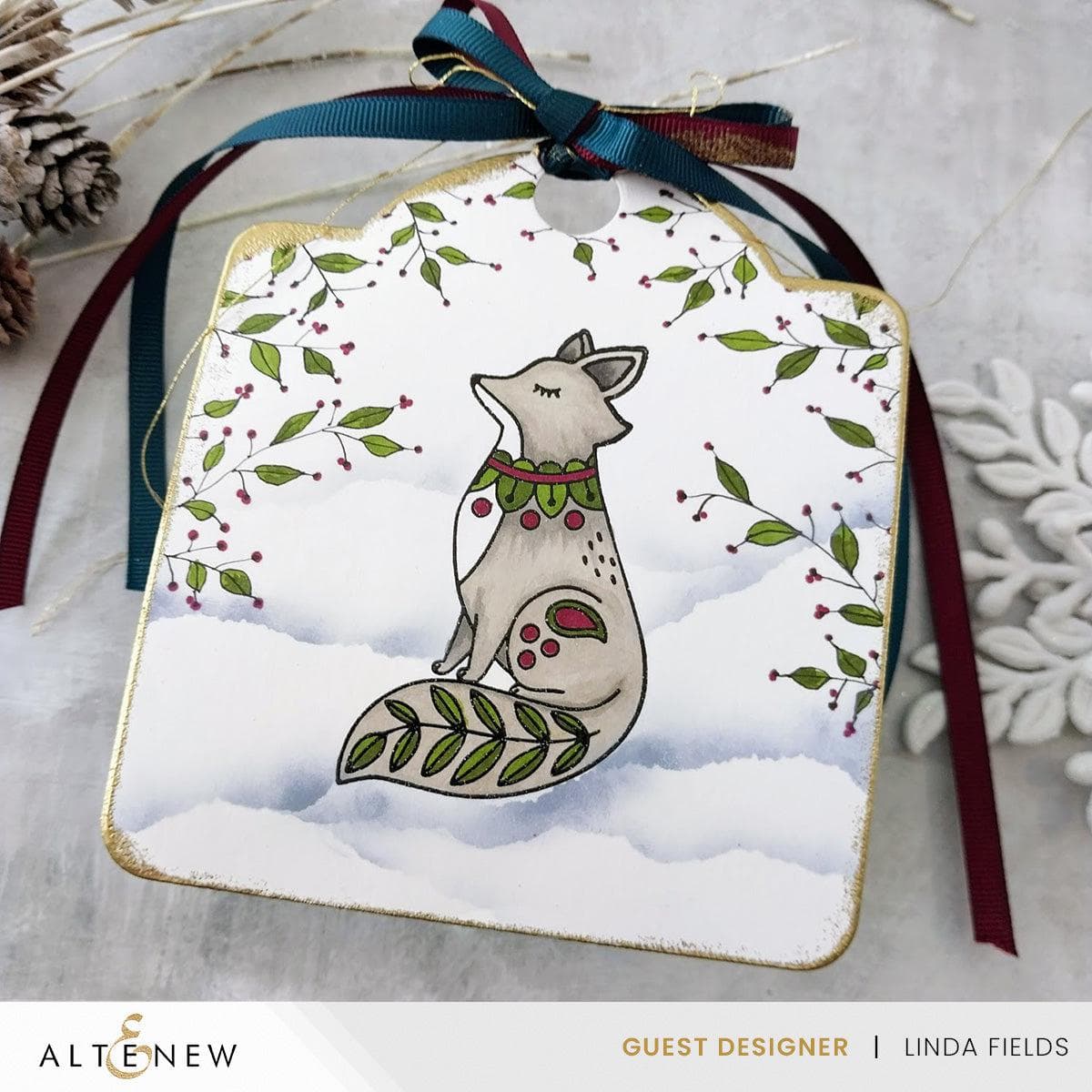 Nordic Fox Stamp & Die Bundle | Altenew