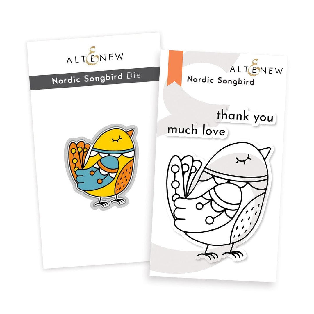 Altenew Stamp & Die Bundle Nordic Songbird