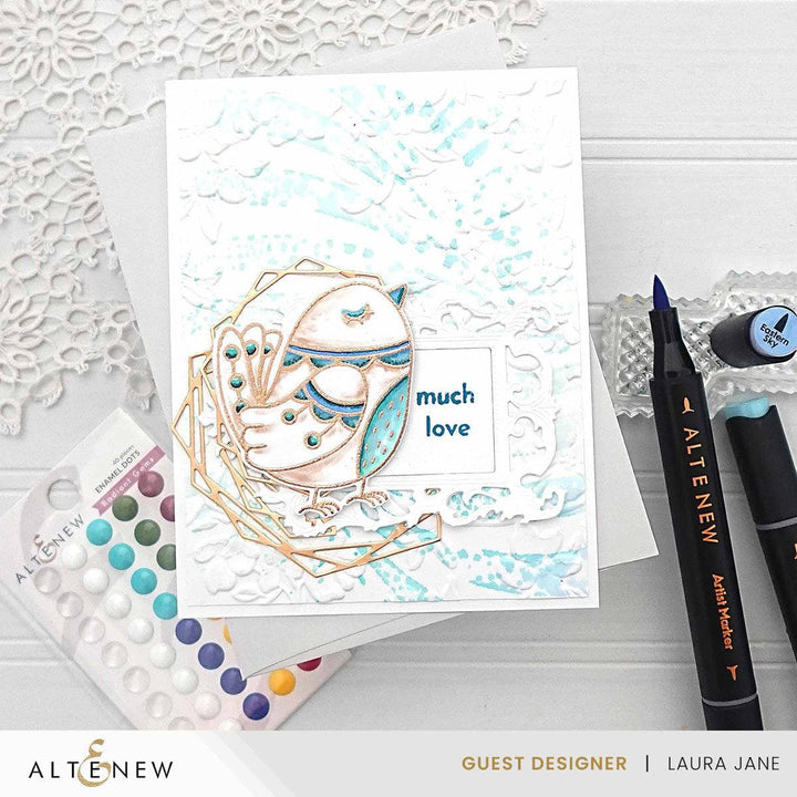 Altenew Stamp & Die Bundle Nordic Songbird