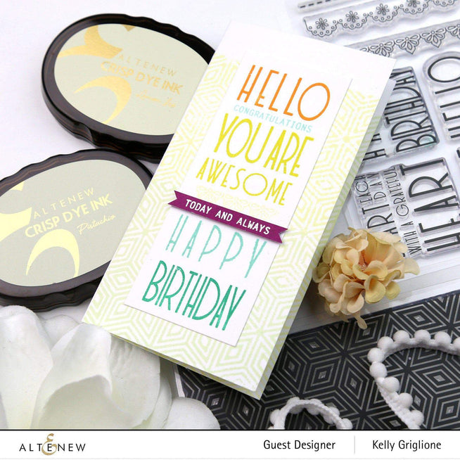 Altenew Stamp & Die Bundle Note For You Stamp & Die Bundle