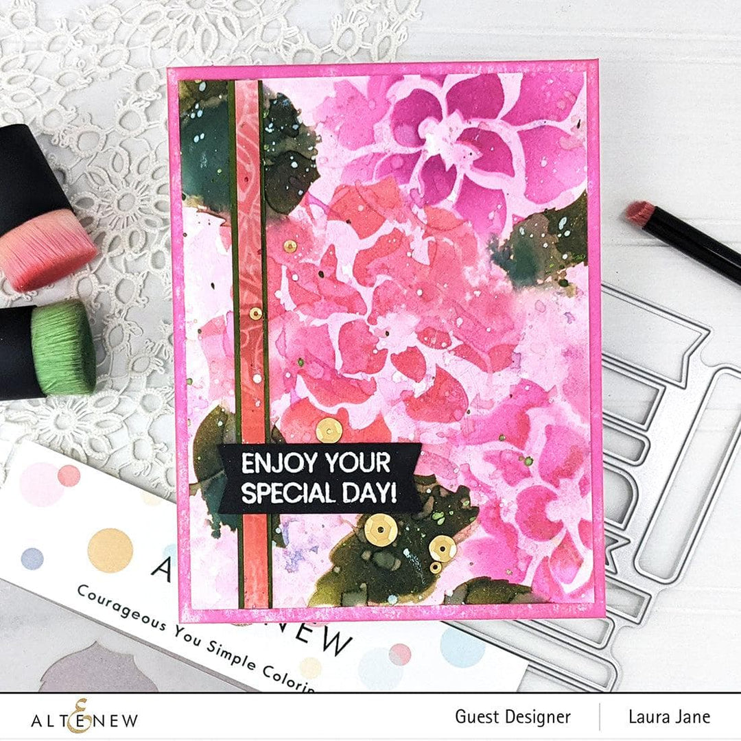 Altenew Stamp & Die Bundle One-Go Birthday Stamp & Die Bundle