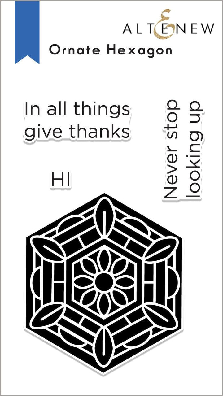 Altenew Stamp & Die Bundle Ornate Hexagon