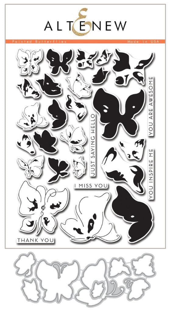 Altenew Stamp & Die Bundle Painted Butterflies Stamp & Die Bundle