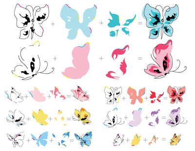 Altenew Stamp & Die Bundle Painted Butterflies Stamp & Die Bundle