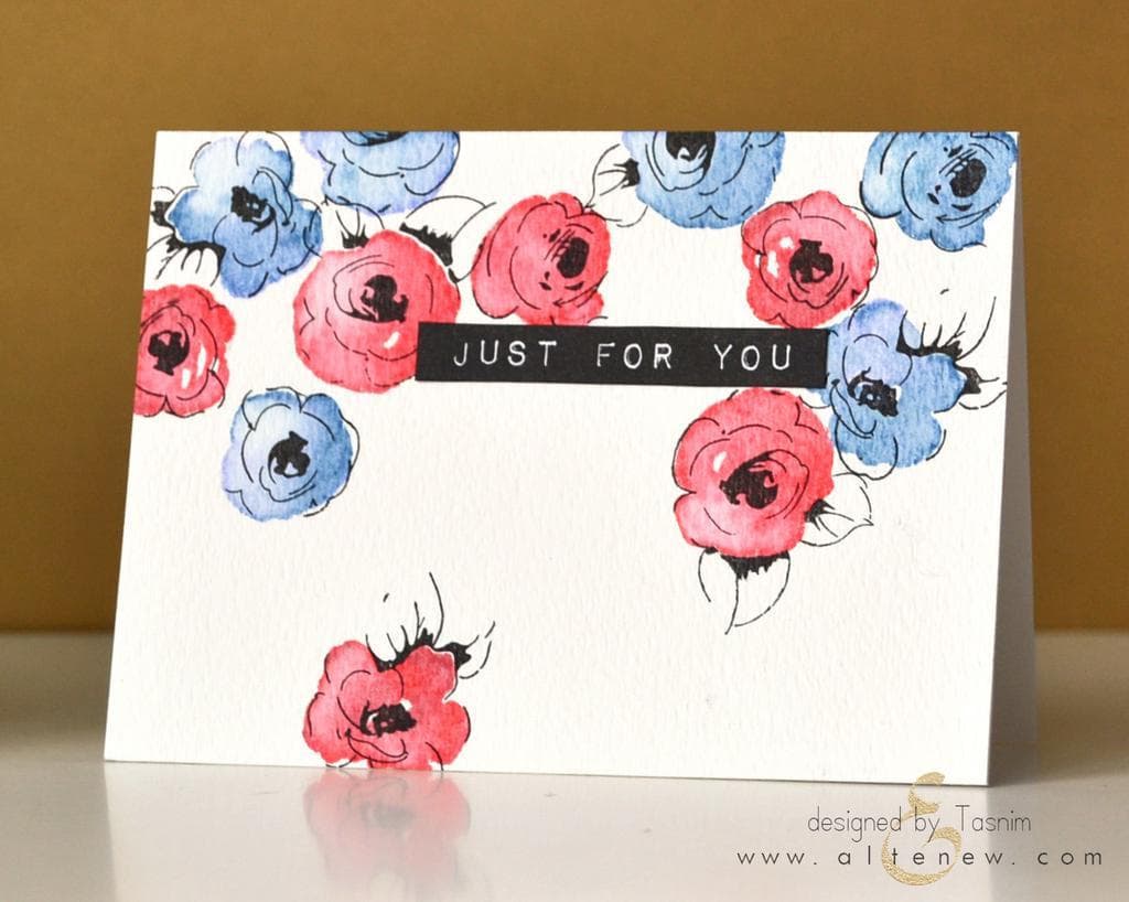ALTENEW: Painted Flowers Add-On | Stamp & Die Bundle