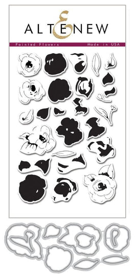 Altenew Stamp & Die Bundle Painted Flowers Stamp & Die Bundle