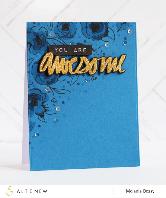 Altenew Stamp & Die Bundle Painted Flowers Stamp & Die Bundle