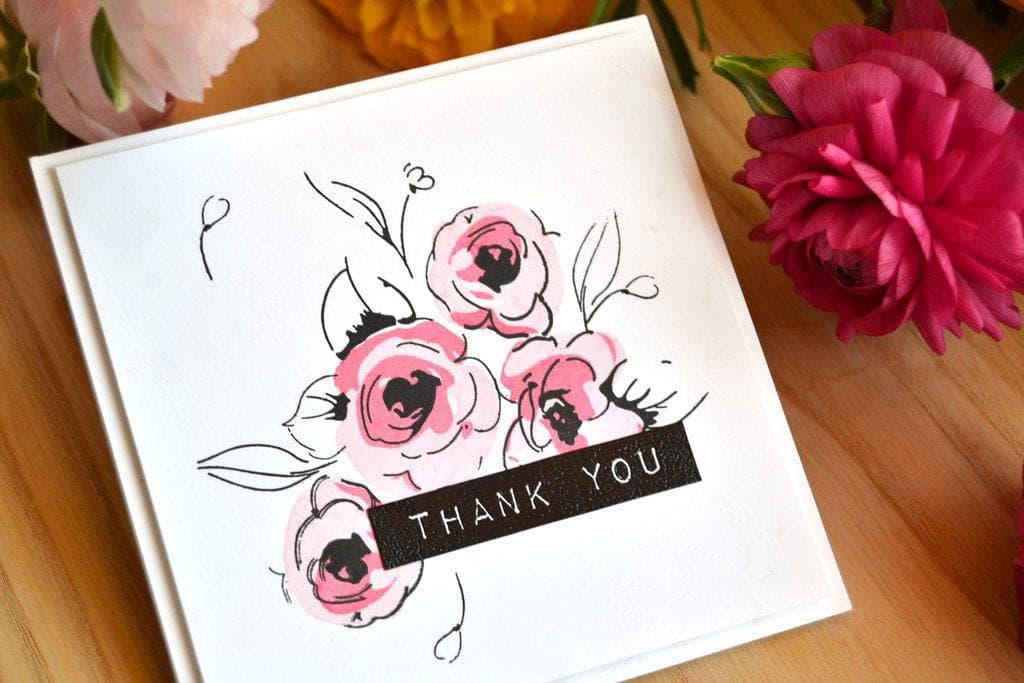 Altenew Stamp & Die Bundle Painted Flowers Stamp & Die Bundle