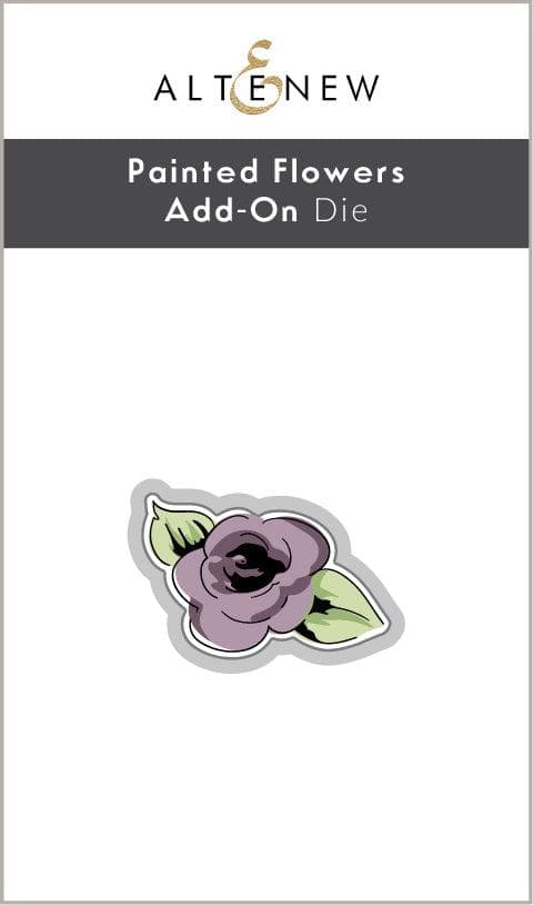 Altenew Stamp & Die Bundle Painted Flowers Add-On Stamp & Die Bundle