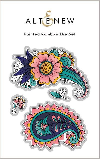 Altenew Stamp & Die Bundle Painted Rainbow Stamp & Die Bundle