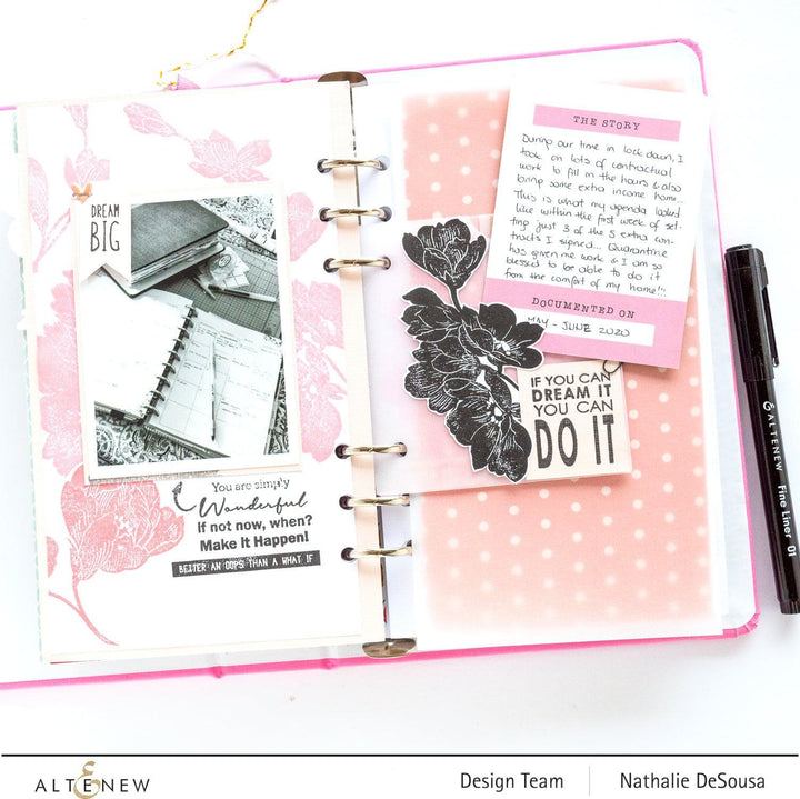 Altenew Stamp & Die Bundle Pen Sketched Silhouette Stamp & Die Bundle