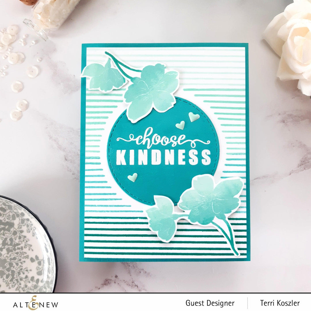 Altenew Stamp & Die Bundle Pen Sketched Silhouette Stamp & Die Bundle