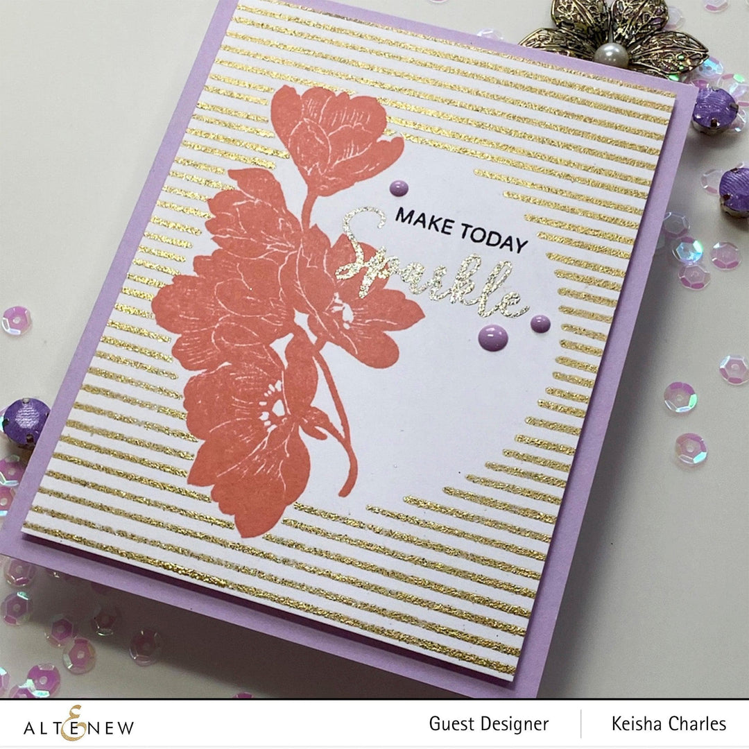 Altenew Stamp & Die Bundle Pen Sketched Silhouette Stamp & Die Bundle