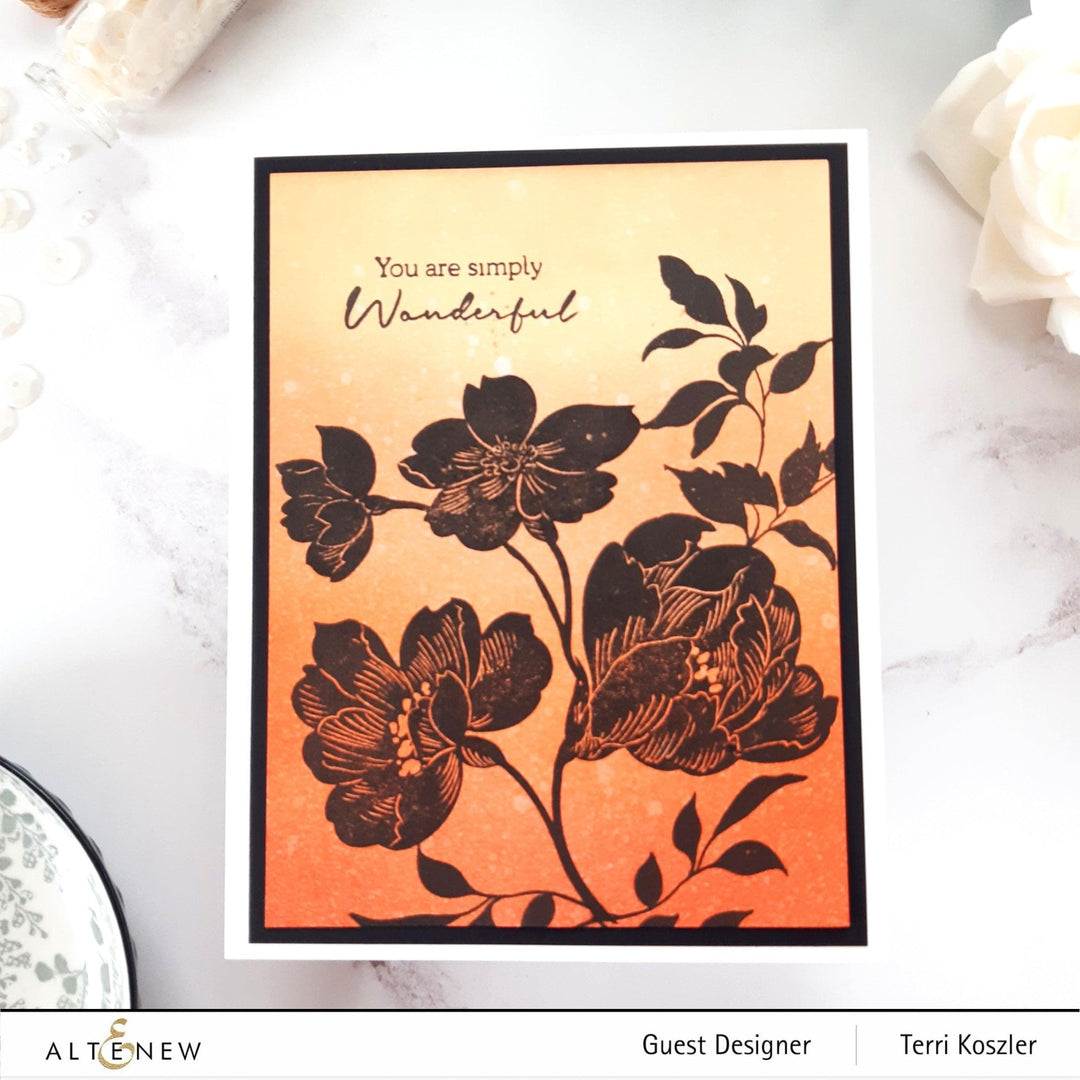 Altenew Stamp & Die Bundle Pen Sketched Silhouette Stamp & Die Bundle