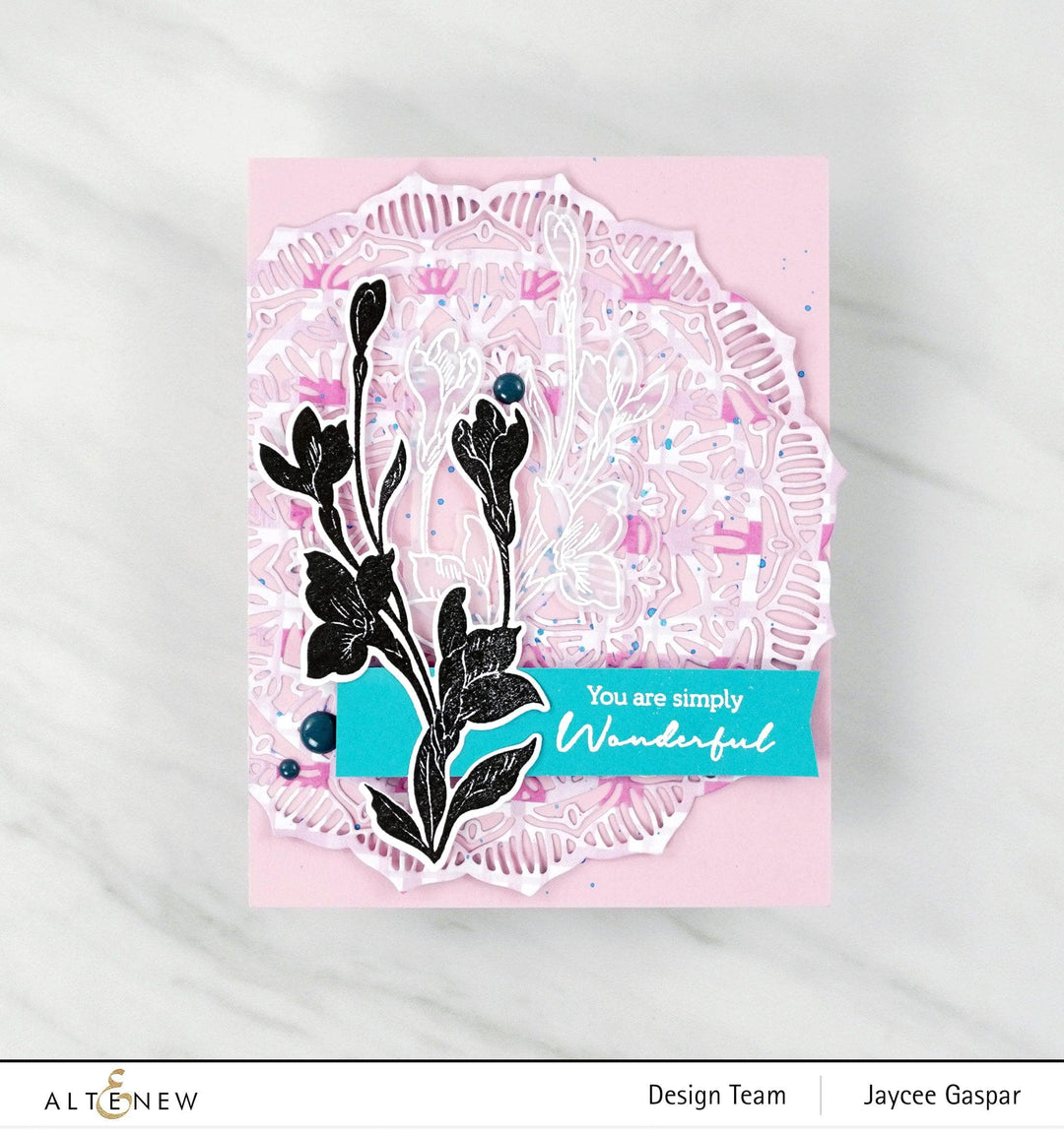 Altenew Stamp & Die Bundle Pen Sketched Silhouette Stamp & Die Bundle