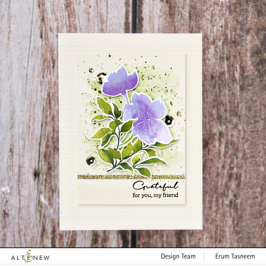 Altenew Stamp & Die Bundle Pen Sketched Silhouette Stamp & Die Bundle