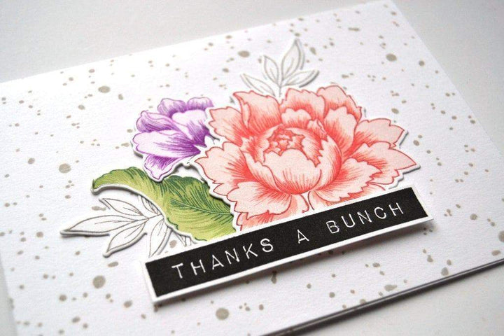 Altenew Stamp & Die Bundle Peony Bouquet Stamp & Die Bundle